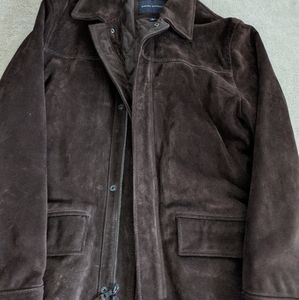 Banana Republic Suede Jacket in brown